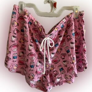 NWT Secret Treasures Pink Coffee Sleep Shorts